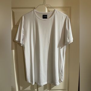 Cuts Clothing AO Crew Curve Short Sleeve T Shirt Signature Fit XL- White